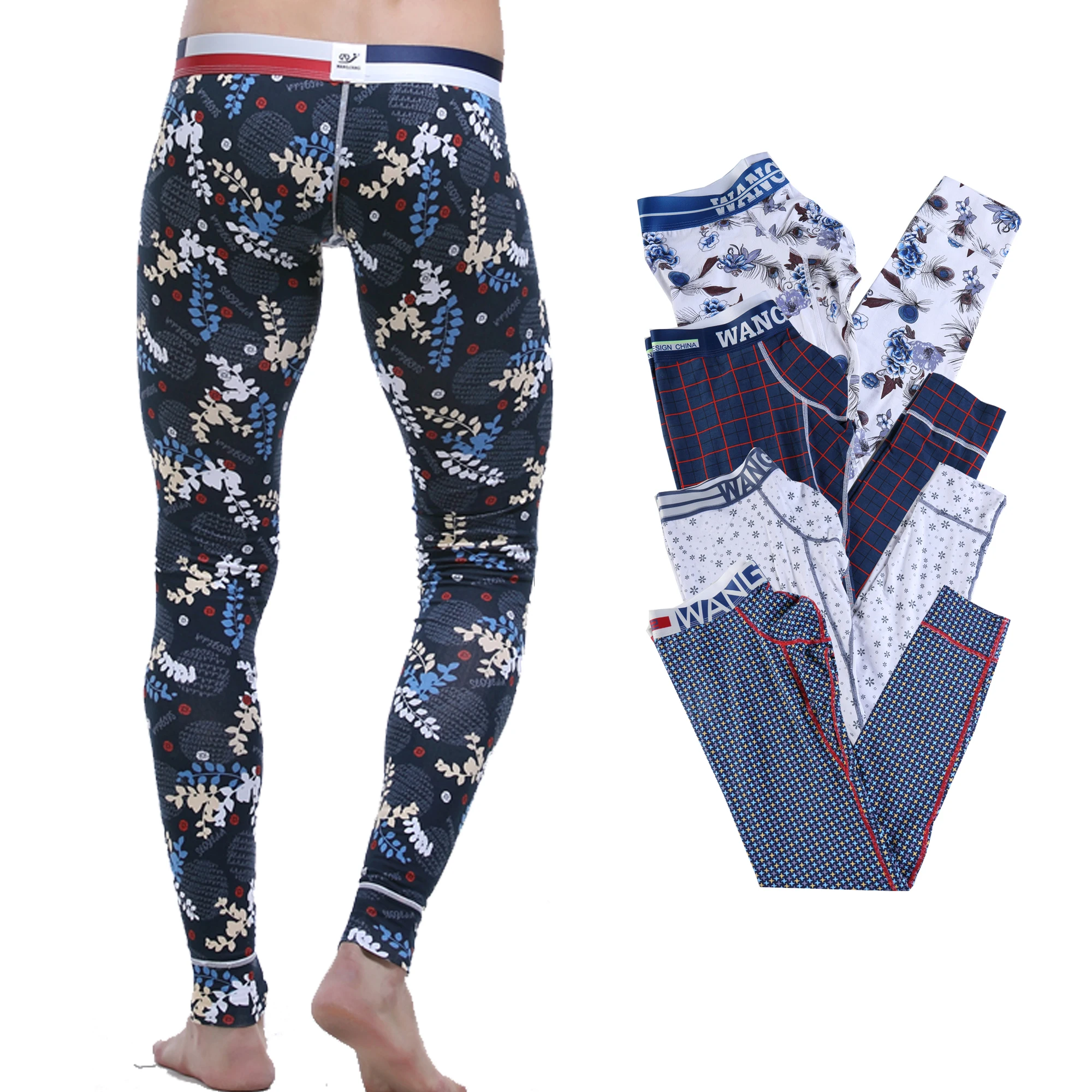 Thermal Underwear Winter Men Long Johns Leggings Cotton Thermal Underwear Warm Long Leggings Pants For Men