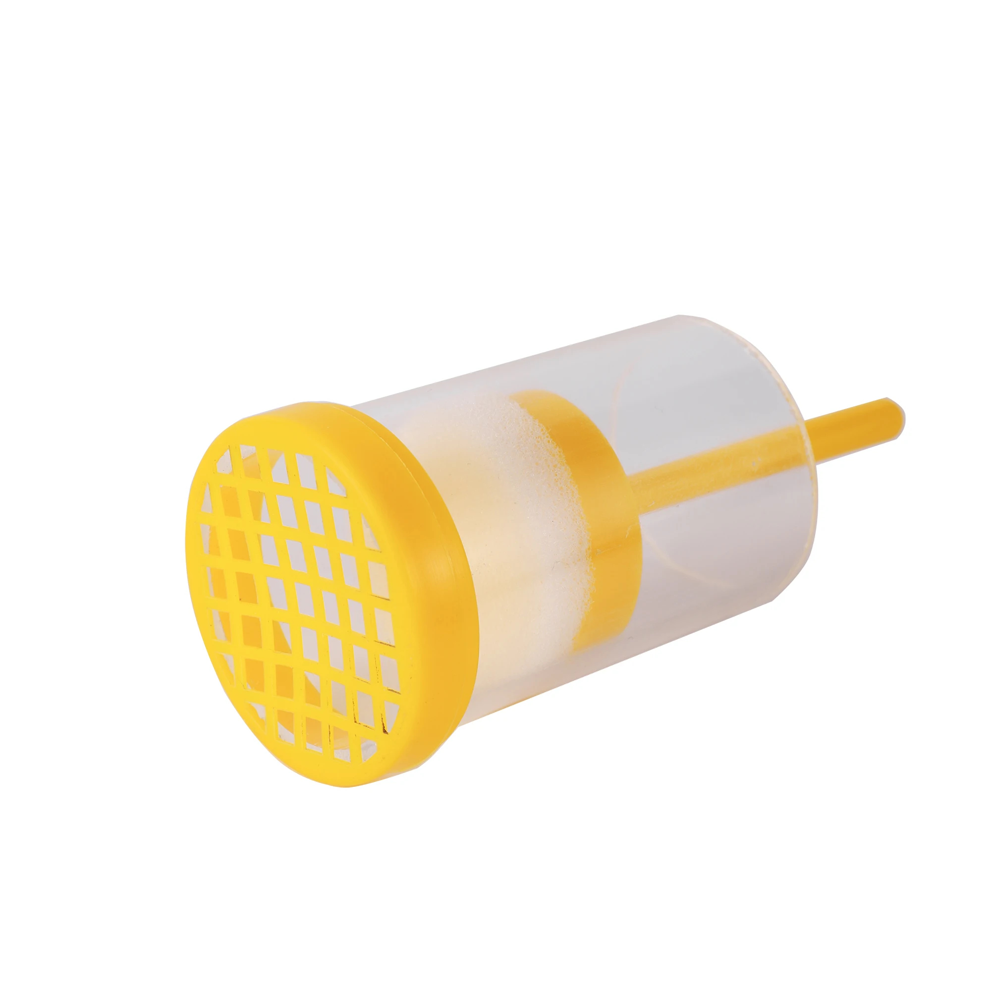 Beekeeping Queen King Bee Marking Rearing Marker Label Marker Yellow Plastic Bottle Insect Bees Farm Identification Tools 1 Pc beekeeping tools beekeeping accessories