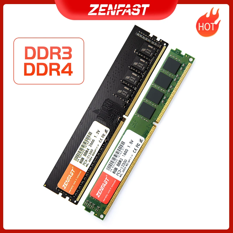 Lírico mezcla Adjuntar a ZENFAST Memoria Ram DDR4 para ordenador de sobremesa, Memoria de 4GB, 8GB,  16GB, 32GB, 2133, 2400, 3200, 2666MHz, para intel, DDR3, 1333, 1600MHz, con  disipador de calor|Memorias RAM| - AliExpress