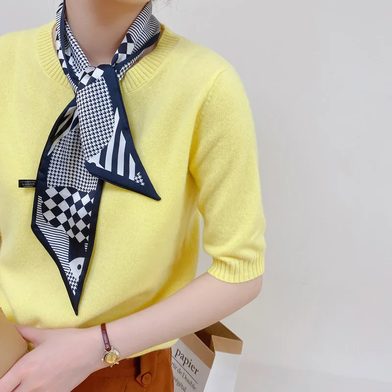 Рисунок 6 - Весенне-осенний шелковый шарф с