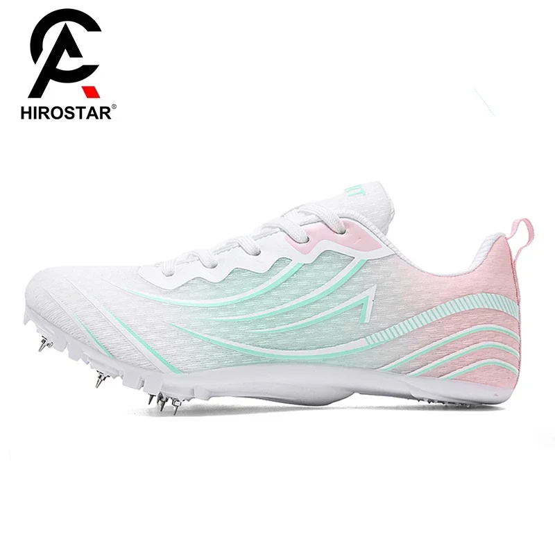 Men Track Field Shoes Shoes Training Spiked Shoes Sport Match Professional Waterproof Athletic Lightweight Lace-up Sneakers