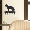1pc German Shepherd Key Rack Dog Leash Hanger - 9 inch/ 6 inch Wide Metal Wall Art Wall hanging Towel Rack Coat Home Decor 6
