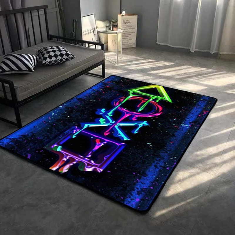 3D Printing Gamer Rugs Entrance Carpet Door Mat Home Carpet Living Room Floor Mat For Children Non-slip Bathroom