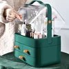 2024 Makeup Organizer with Drawer for Skin Care Products Household Storage Box Shelf Cosmetics Receiving Box Dust-Proof Desktop 5