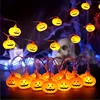 Halloween Pumpkin Led String Fairy Light Lamp Garland Battery Powered Waterproof Decorative Lanterns For Festive Room Ambiance 1