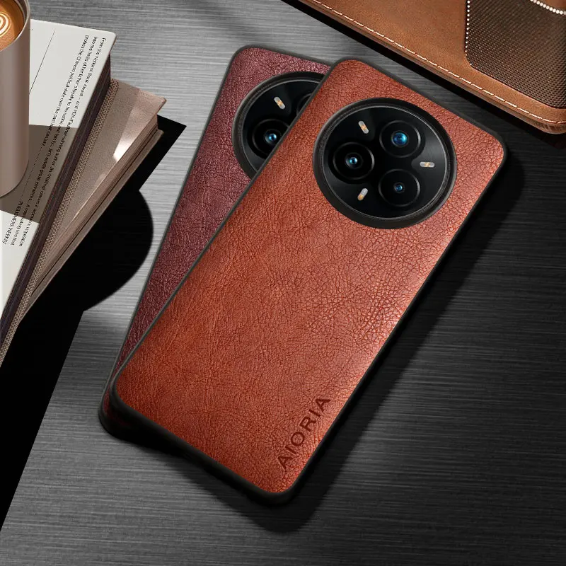 Elegant PU Leather Cover for Realme - Fashionable and Durable Protective Case
