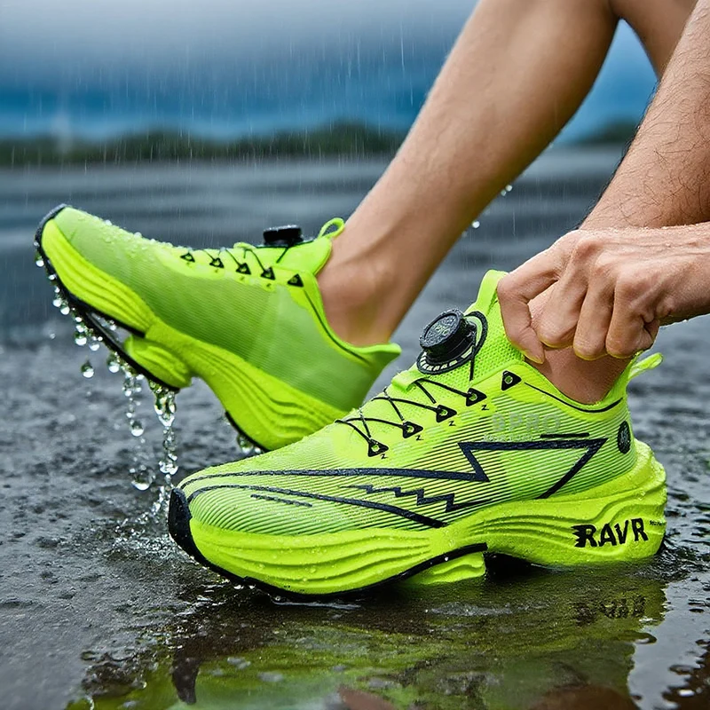 2025 New Men's Running Shoes Cushioning Carbon Plate Racing Marathon Athletic Shoes Comfortable Non-slip Sports Tennis Shoes 4