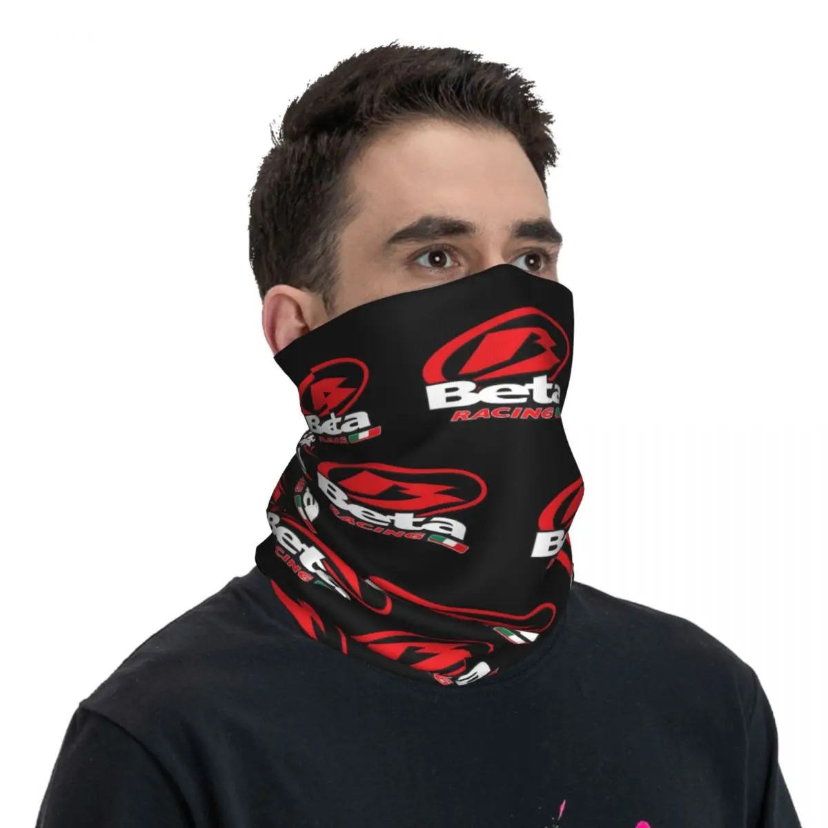 Cycling bandana neck wrap cycling mask neck gaiter bandana neck cover multifunctional bandana motorcycle bandana Squad Guessbeta Beta Motocycle Bandana Neck Gaiter Printed Motor Motocross Face Mask Multi-use Cycling Riding Unisex Adult