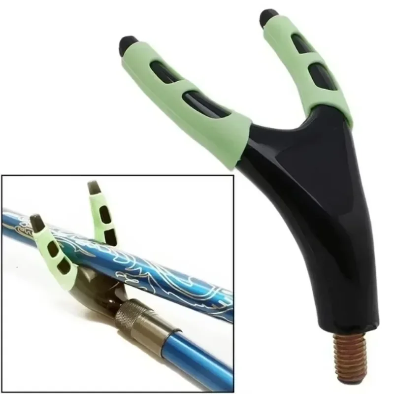 Fishing Rod Turret Bracket Sheep Safety Ring Luminous Fishing Rod Rear Mounted Bracket Universal Turret Anti Slip Bracket
