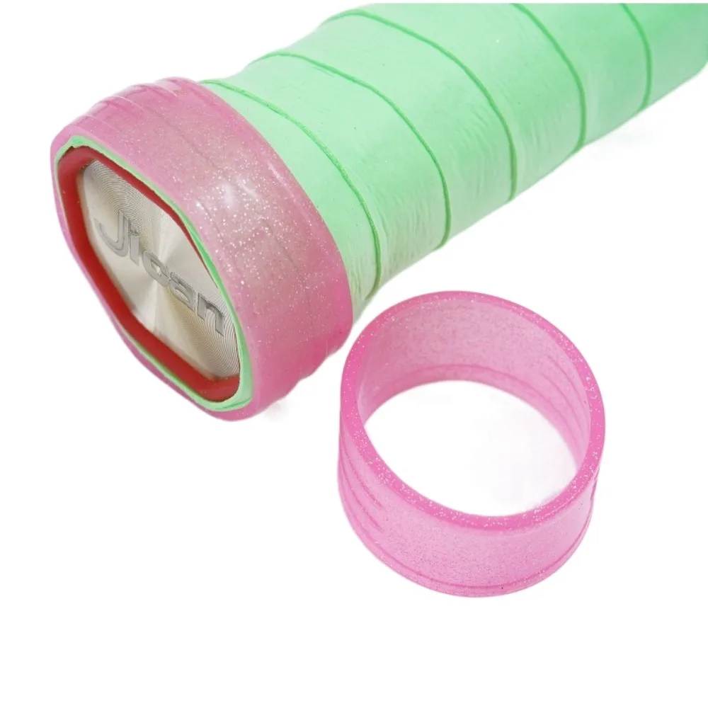 

Candy Color Tennis Racket Sealing Ring Stretchy Shiny Silicone Tennis Racket Grip Ring Colorful Silicone