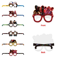 12-36pcs strangers Hawkins storiy Party Paper Glasses Decoration Party Paper Glasses Decoration 1