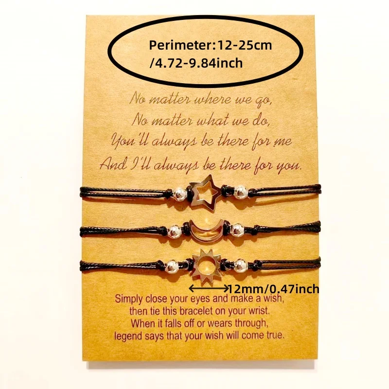 St.kunkka 2pcs Couple Bracelet Friendship Best Friend Bracelets Yin Yang Tai Chi Necklace Bracelet Jewelry Sets For Women I.546682637 - Foto 13