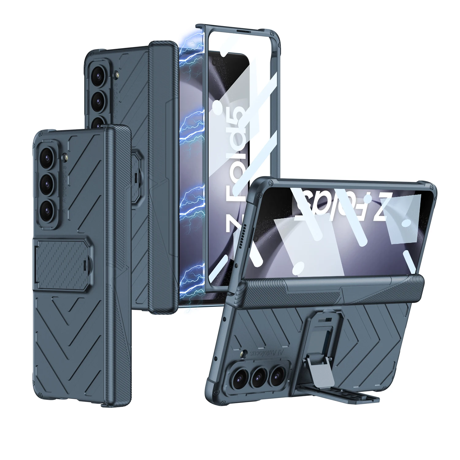 

Ударопрочный чехол для Samsung Galaxy Z Fold 5, с защитой экрана