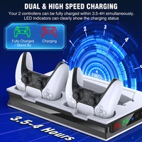 Stand For Sony PS5 Game Console Play Station PS 5 Playstation 5 Cooling Fan Accessories Control Controller Charger Support Base - Image 2