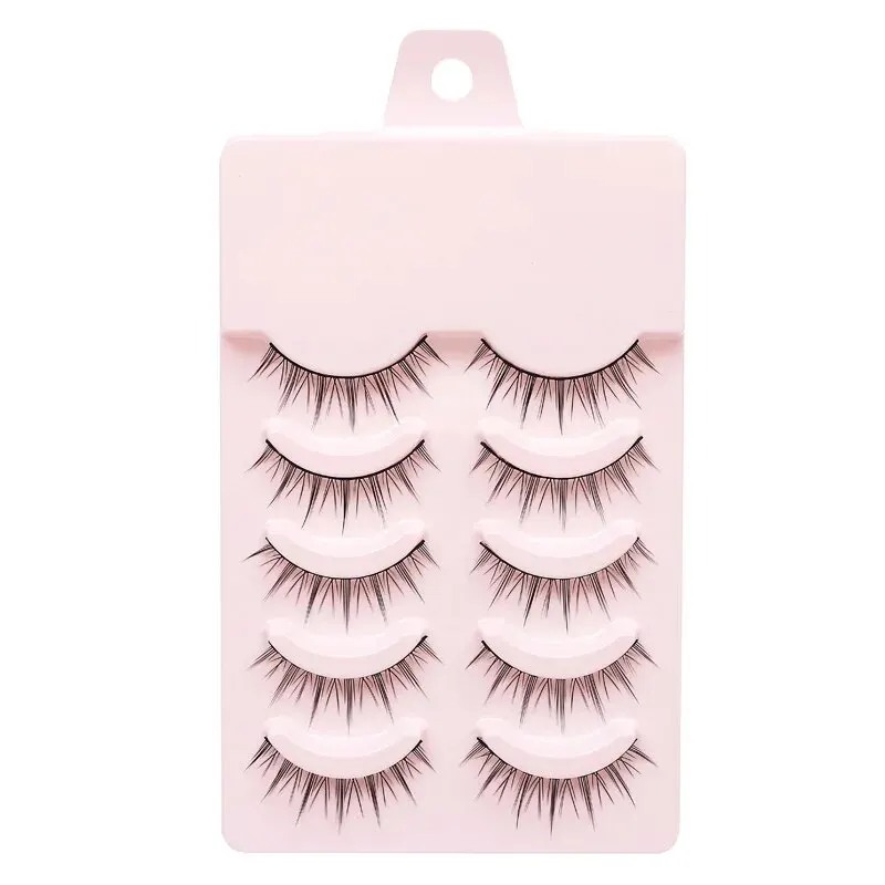 Description Picture 5 of item5Pairs Little Devil False Lashes Natural Fake Eyelashes Fluffy Soft Daily COS Full Strip Lashes Band