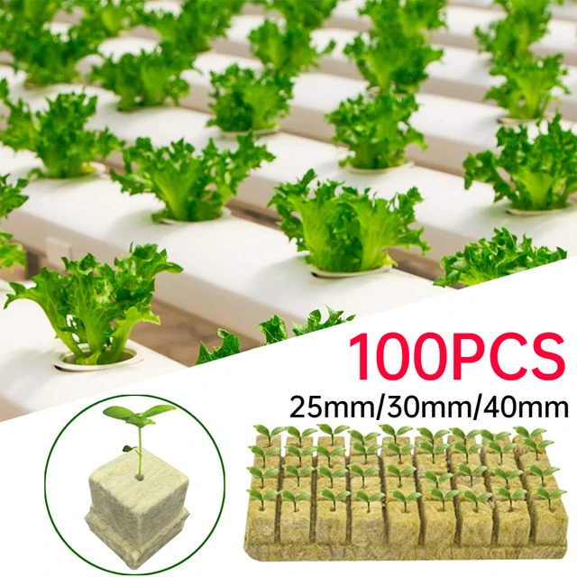 Szikla Gyapjú Ültetési Kockák Szellőztető Hidroponikus Mag Palánták Grow Glot Blokkolás Erős Víz Felszívódása A Növényi Szaporodáshoz