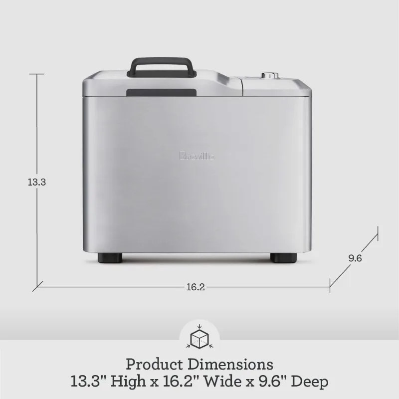 Breville BBM800XL Bread Maker, One Size, Brushed Stainless Steel 6