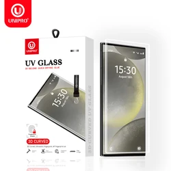 UNIPRO UV Full Glue Edge - to - Edge Anti - Fingerprint Glass Screen Protector - SAM S24Ultra (UV HD FILM)