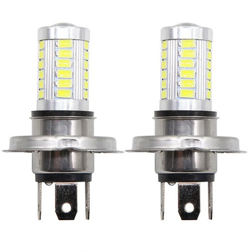 

1 шт., автомобильная лампа H4 5630 33SMD, белая противотуманная лампа, супер яркая автомобильная лампа, передняя противотуманная лампа, выделенные лампы дальнего света высокой мощности