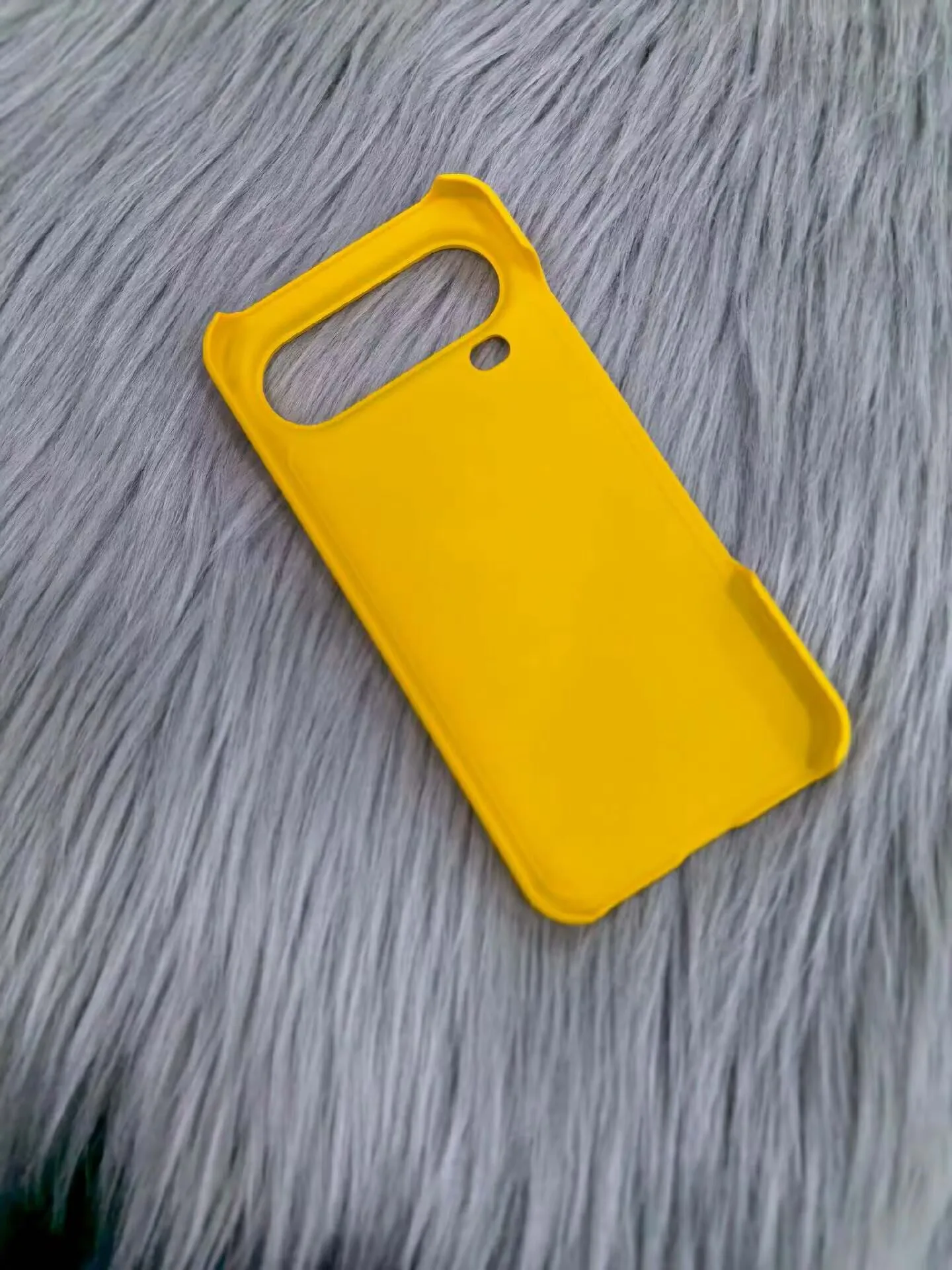 Slim Shockproof Matte Clear Phone Back Cover - Solid Color Bumper Shell
