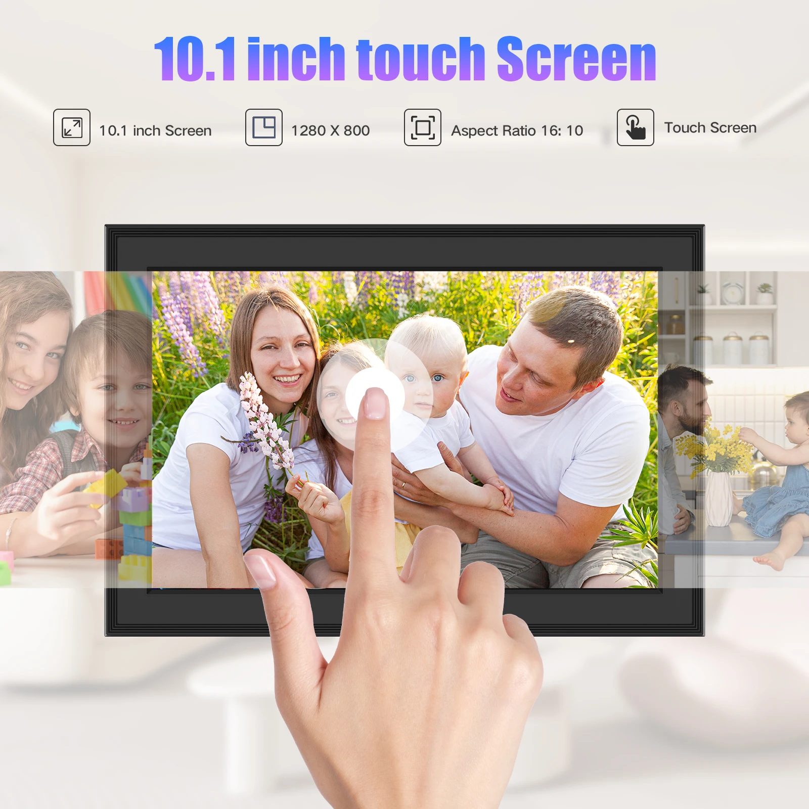 Video Game Console Wireless Joystick Gamepad HDMI Handheld Game Player Frameo 10.1 Inch WiFi Digital Picture Frame two-in-one