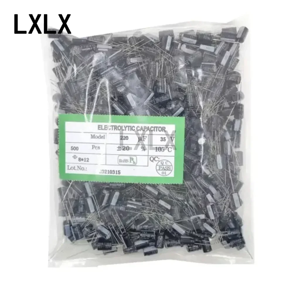 50pcs-1000pcs 6.3V 10V 16V 25V 35V 50V 400V 450V Electrolytic Capacitor 1uf 22UF 47UF 220uf 470UF 1000UF 4700UF 6800UF 10000UF
