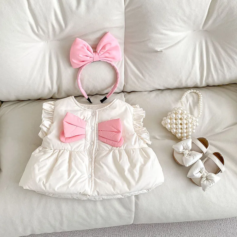 Autumn Baby Vest Infant Fleece Lining Coat