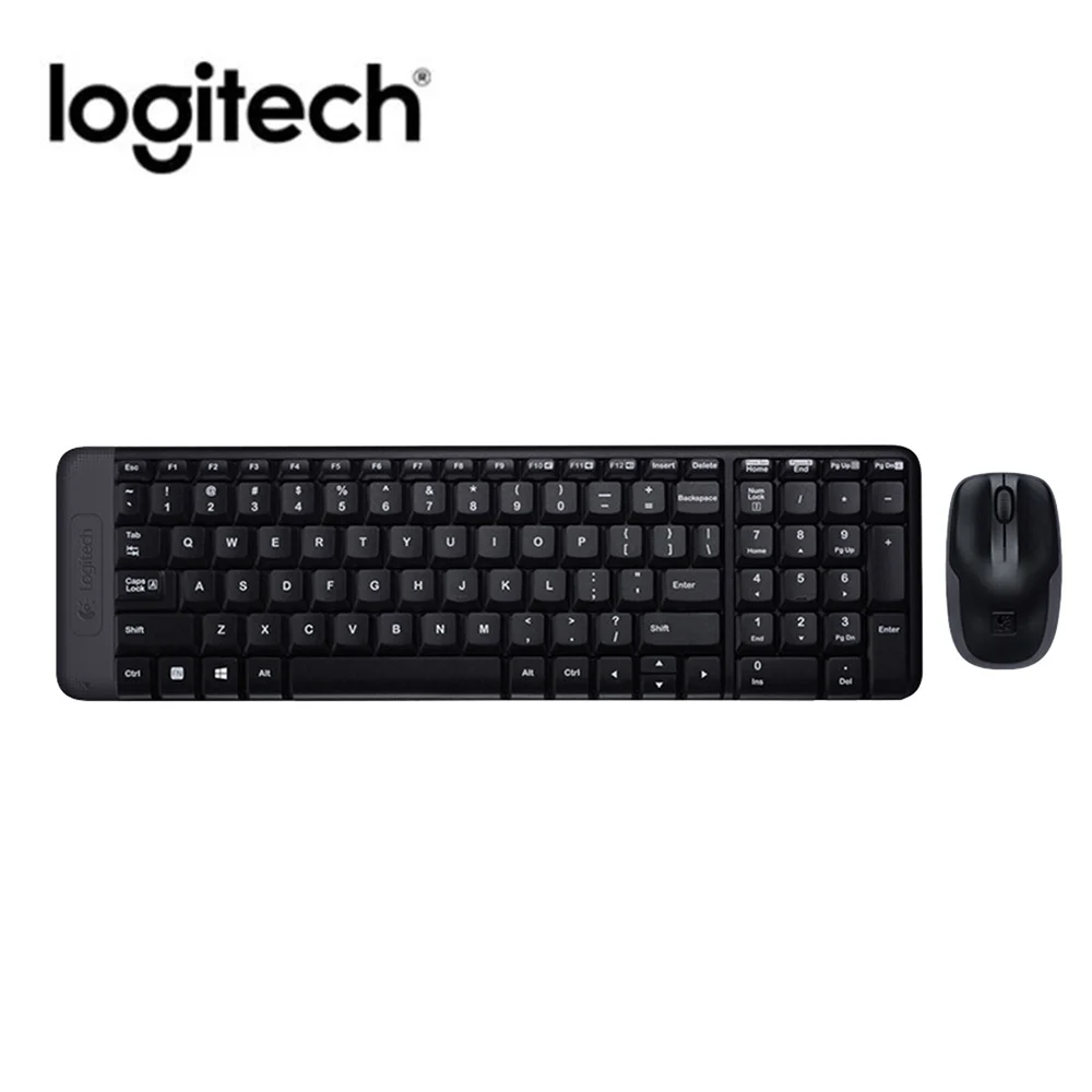 Logitech teclado inalámbrico MK220, conjunto de ratón inalámbrico de 2,4 GHz, receptor USB, para portátil, PC oficina| | - AliExpress