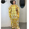 WINYI high quality muslim's dresses for woman maxi dress Floral Print Kaftan abaya dubai luxury summer Bohemian party dress