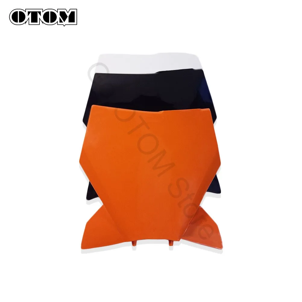 OTOM 2023-2024 오토바이 전면 번호판 플라스틱 보호 커버 등록증 홀더 (KTM SX SXF XC XCF 125 250 300 350 450 용)