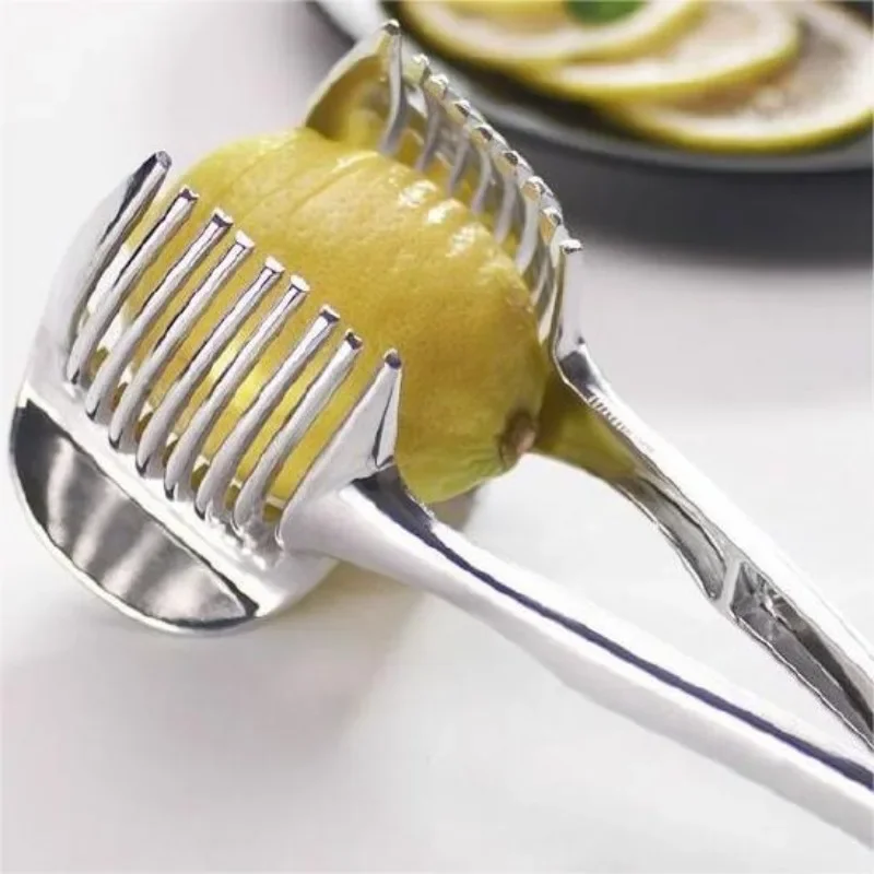 1PC Lemon Slicer Multifunctional Fruit Divider With Handle Tomato Tomato Slicer Tool For Home Use Kitchen Gadgets Kitchen Items