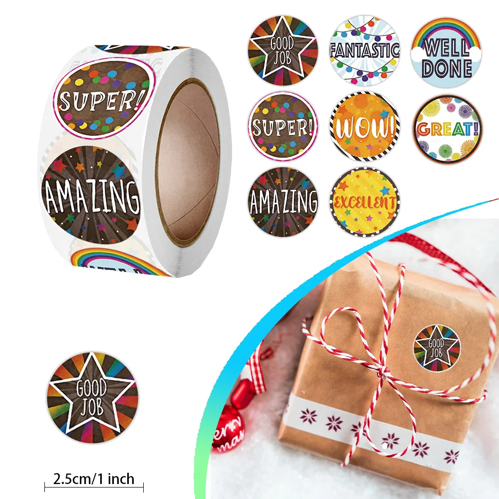 100-500pcs-Children-Reward-Stickers-Creative-School-Supplies-Reward ...