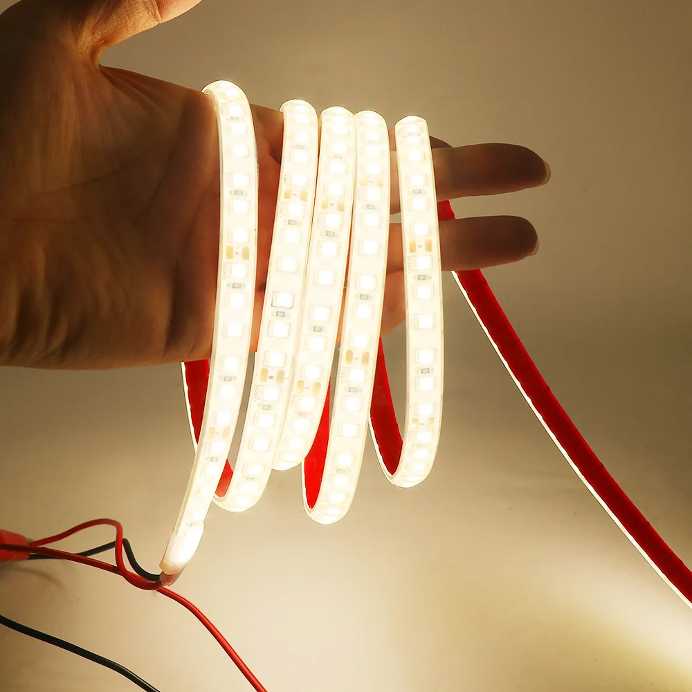 

24V 2835 LED Strip Light 5m 10m 15m 120m 120LED/m IP68 Waterproof Flexible Silicone Lights For Home Decoration LED Ribbon DC24V