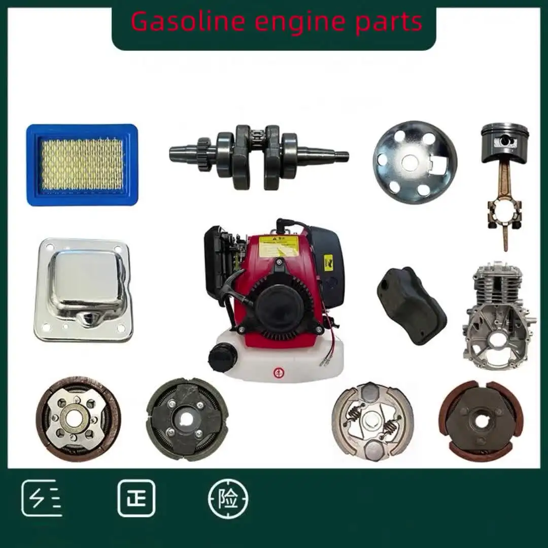 Kit Pistone E Cilindro 44mm 52CC - Per Motori 1E44F-5, BG520, CG520, Con Clip E Perni