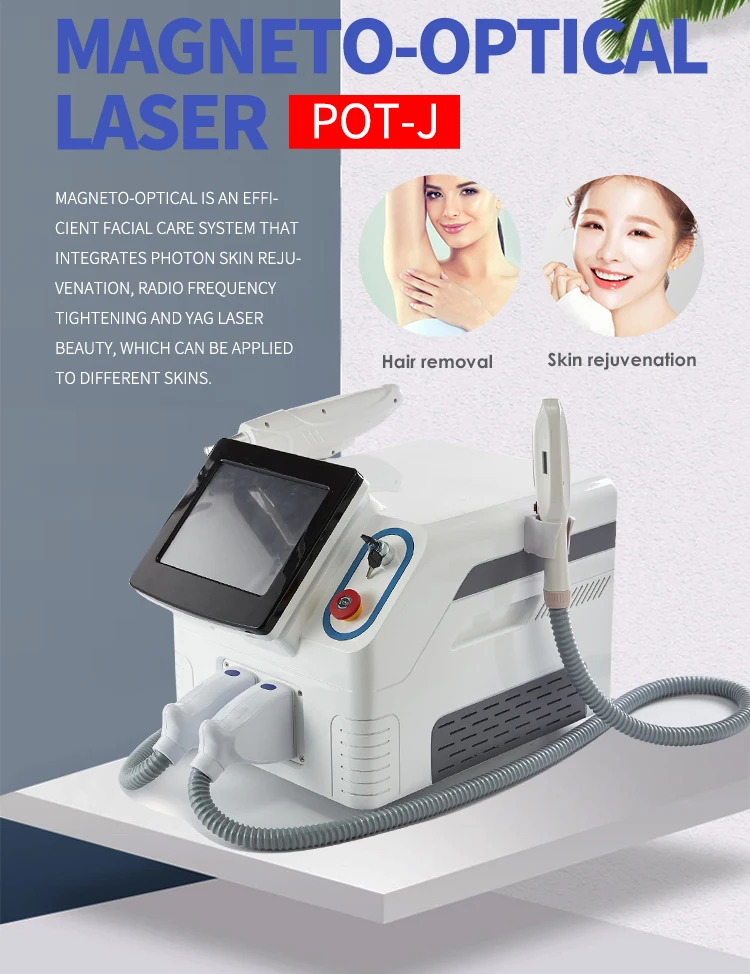 IPL Hair Removal Machine 2 in 1 OPT + Picosecond Picolaser Powerful