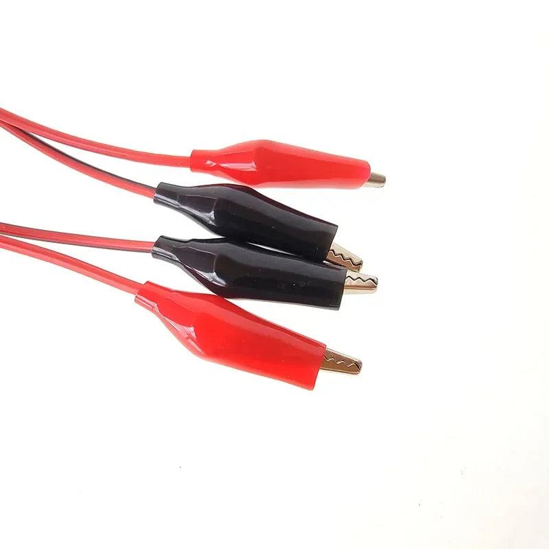 Alligator Cilp To Alligator Cilp Test Cable Lead Jumper Wire Crocodile Clip DIY Power Supply Double Headed Crocodile Clip Thread