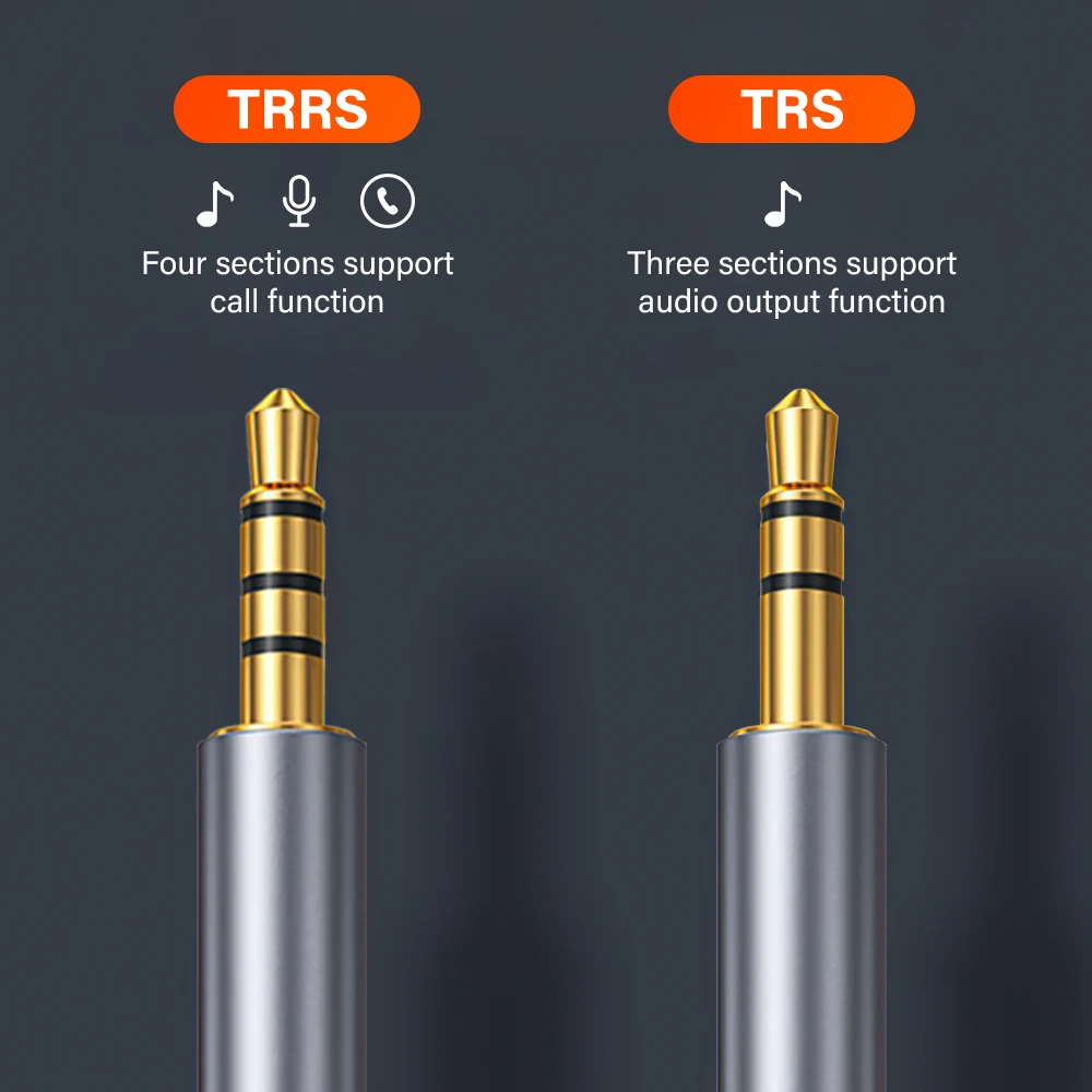 Premium 3.5mm Male-to-Male Auxiliary Audio Cable for Phones, Headphones, Speakers, Laptops, and Cars