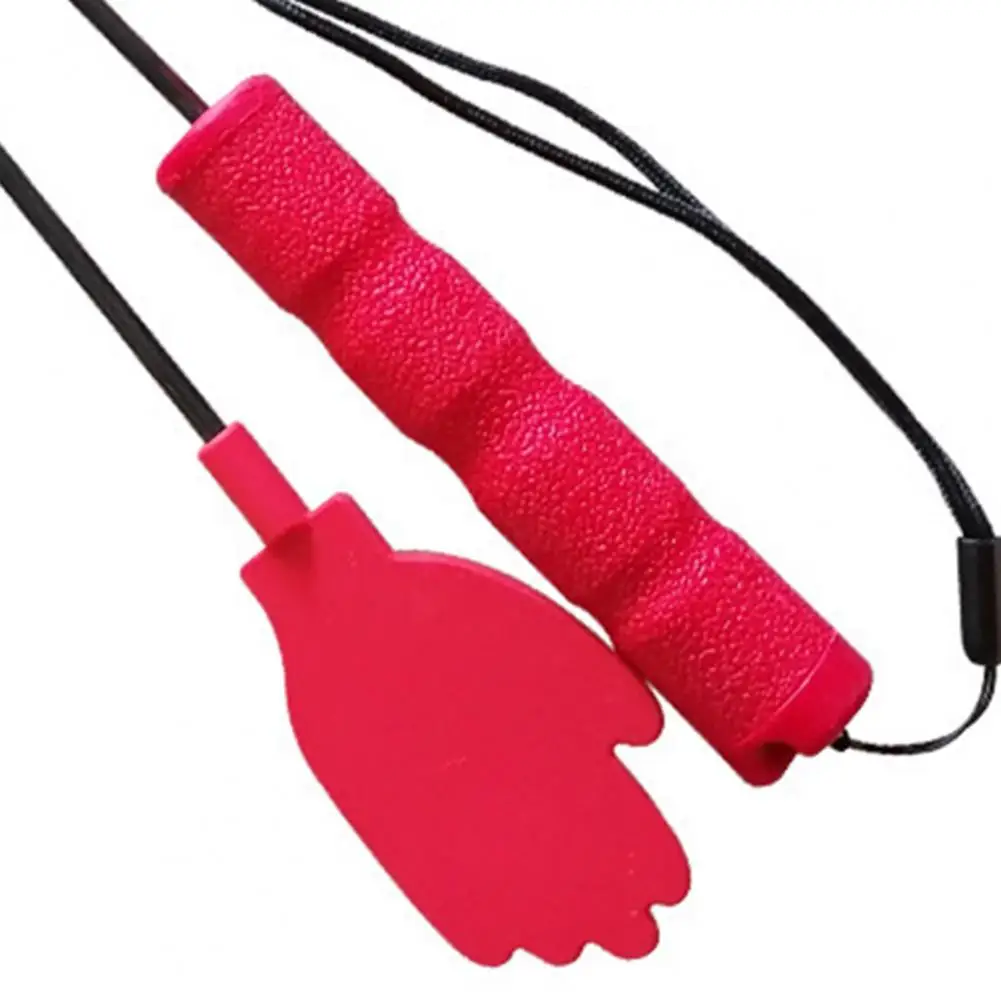 Silicone Dog Training Stick Stop Barking Foldable Design Comfortable Grip Lanyard Included Effective Dog Training Stick