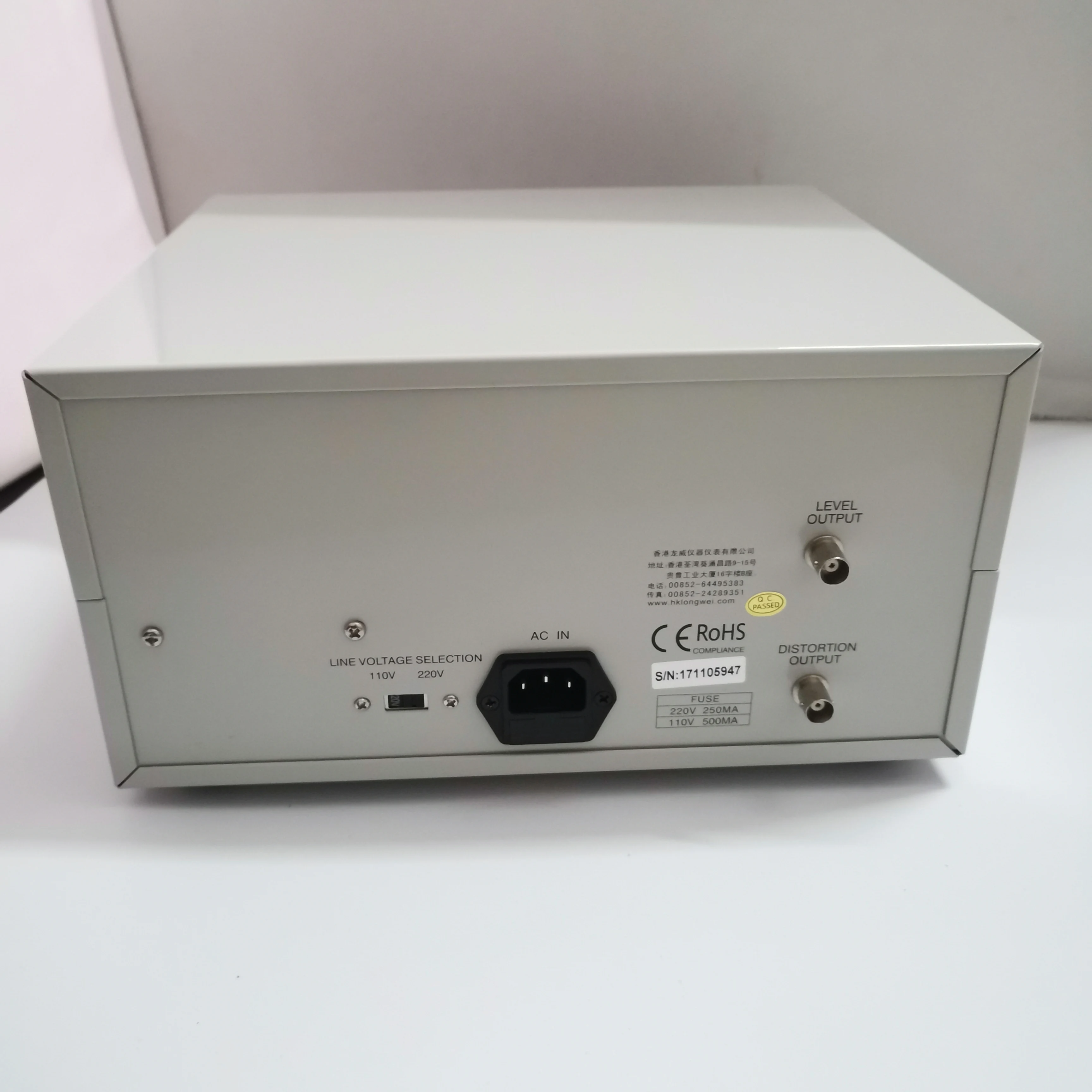 TDM-1911 Automatic Audio Distortion Meter | 0.01%-30% THD Analyzer | High-Precision Signal Tester for Speaker & Headphone detail image 3