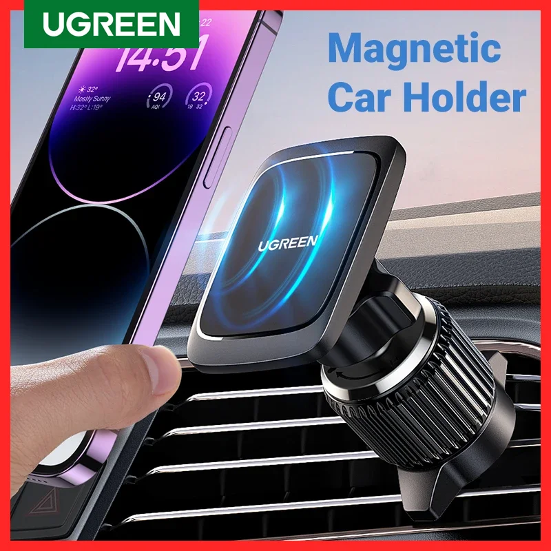Incize New-In Sale】Supporto Magnetico Per Telefono Da Auto Ugreen Supporto Per Telefono Con Presa D'Aria Universale Per Iphone 14 13 12 Pro Xiaomi Sam