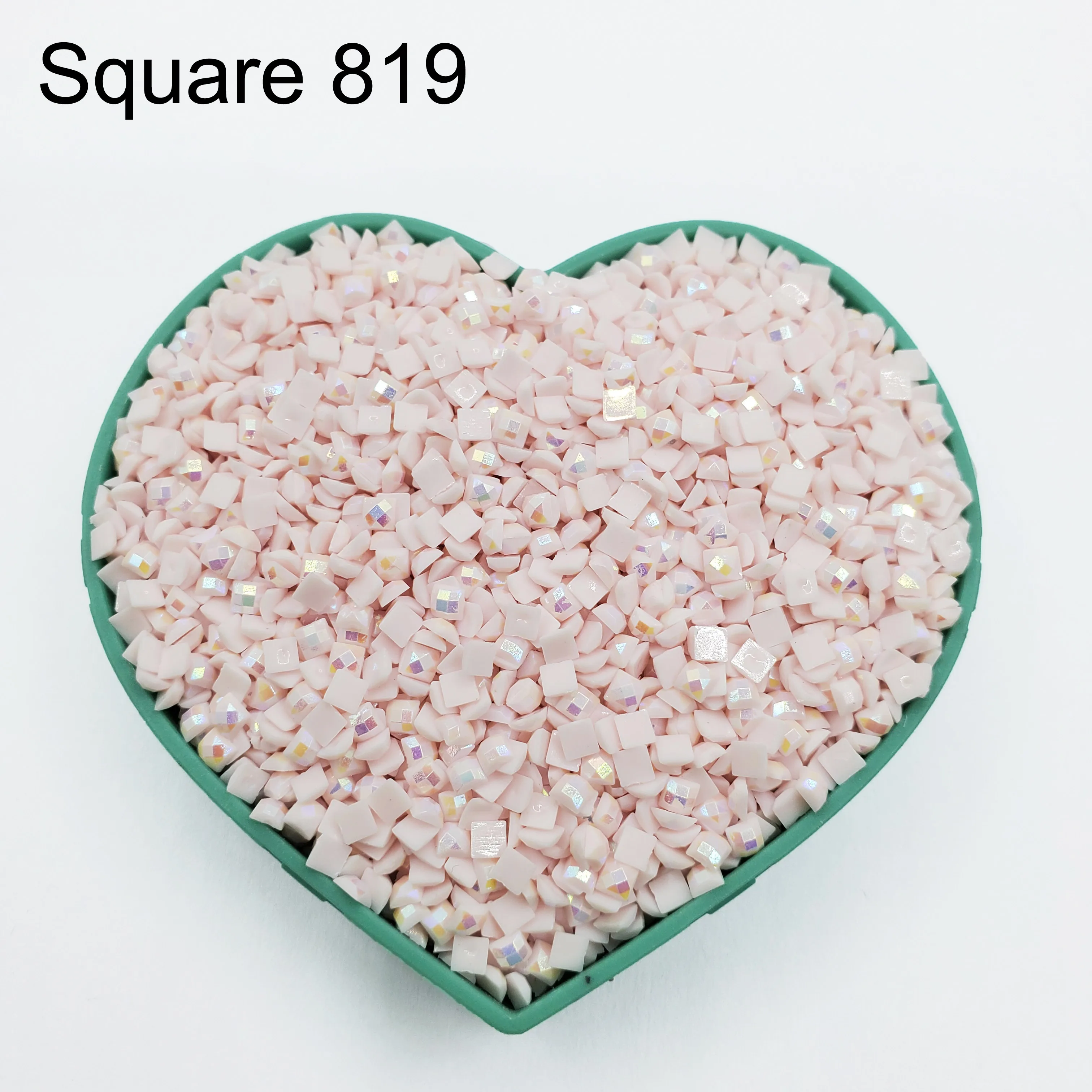 AB スクエアドリルダイヤモンド塗装アクセサリーラインストーン