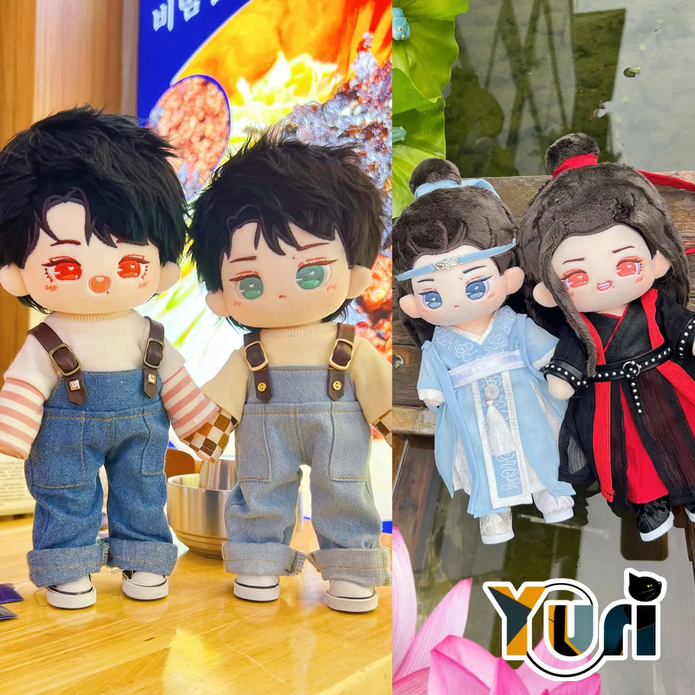 

The Untamed Mo Dao Zu Shi Wei Wuxian Lan Wangji Wang Yibo Xiao Zhan 30cm Doll Skeleton Toys Clothes Costume MDZS Cute Cos C GG