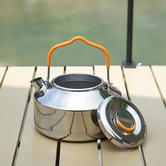 0.8l/1.4l Camping Teapot Kettle Portable Lightweight Large Capacity Outdoor  Tea Coffee Pot For Hiking Backpacking Picnic Travel - Outdoor Tableware -  AliExpress