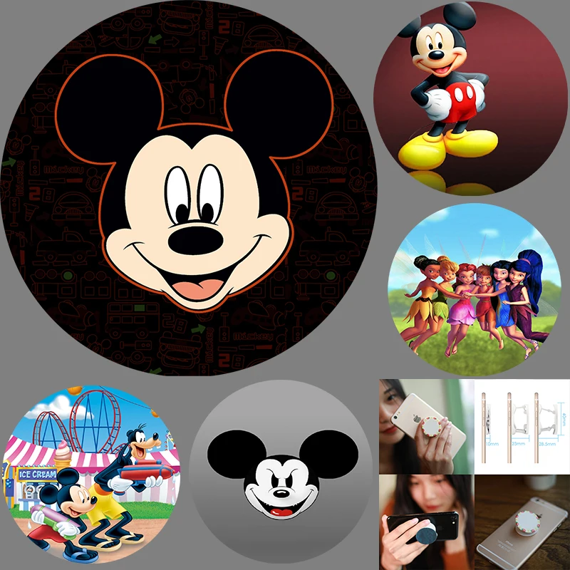 Disney Mickey Luxury Design Mobile Holder Попсокет Phone Holders Grip Tok Tablet Stand For Iphone 12 13 11 Pro Max Accessories
