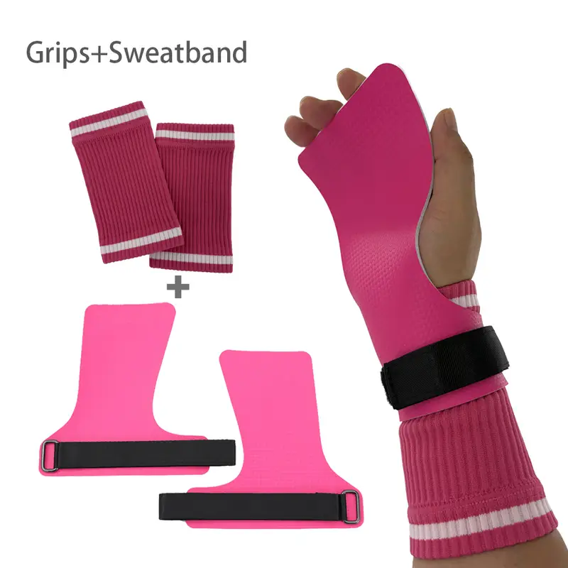 A Pair of Carbon No Finger Hole Hand Grips for Crossfit Pull Ups Cross Training Kettlebell Gymnastics Workout Palm Protector - Image 28