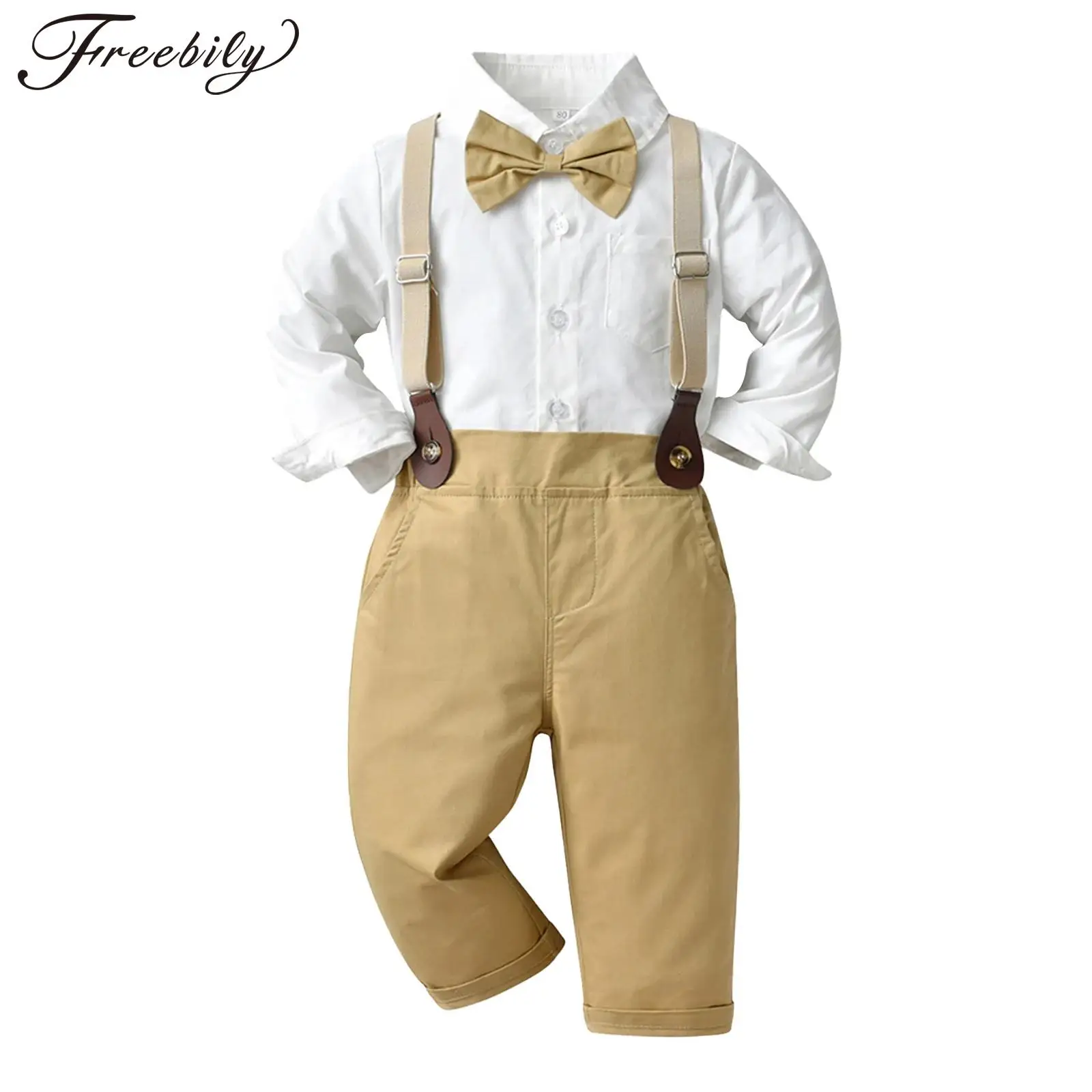 

Infant Boy's Gentleman Suit Kids Birthday Party Outfit Baby's Clothes Set for Banquet Christening Baptism Wear School Uniforms