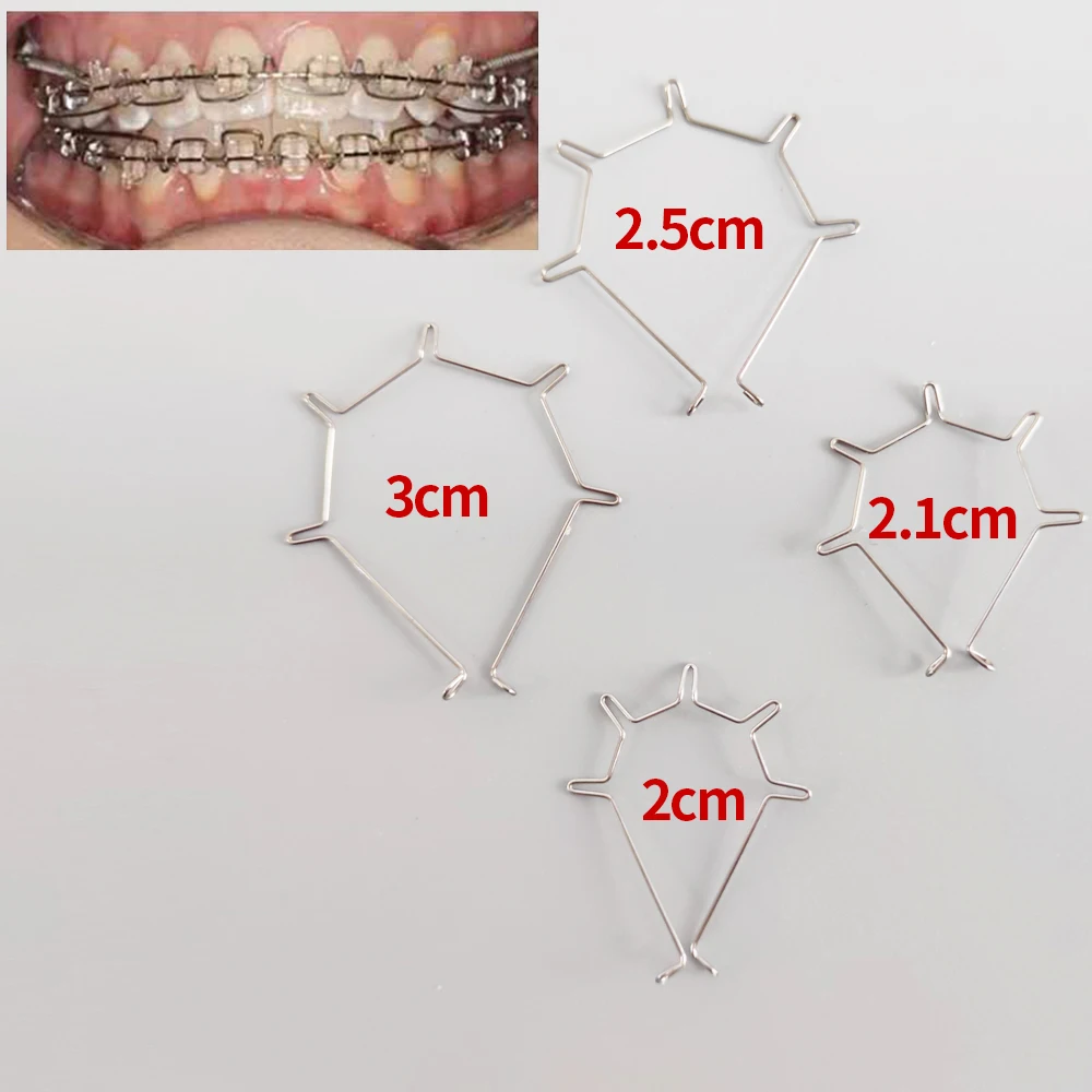 

10Pcs/Pack Dental Orthodontic Five Curved Torque Spring Auxiliary Arch Wire Dentist Materials