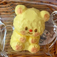 Handmade Squishy Butter Bear Mochi Taba Squishy NEW Fidget Toy Stress Relief Decompression Toy 1