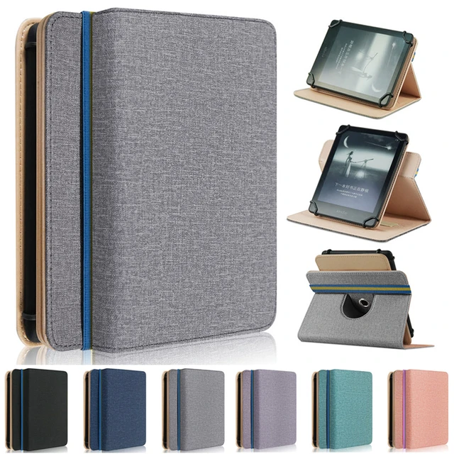 Funda Universal para libro electrónico de 6 pulgadas con correa de mano  para Kindle Paperwhite, delgada carcasa protectora para Kobo - AliExpress