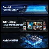 Ulefone Armor Pad Pro Rugged Tablet  IP68/IP69K 4G MT8788 Tablet  16GB RAM（8+8GB RAM) 128GB ROM 48MP Android 7650mAh 2